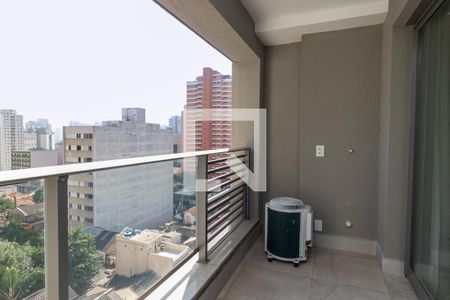 Varanda de kitnet/studio à venda com 1 quarto, 31m² em Pompeia, São Paulo
