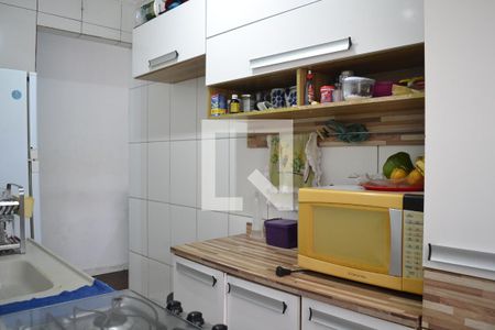 Cozinha de apartamento à venda com 2 quartos, 56m² em Parque Erasmo Assunção, Santo André