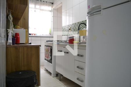 Cozinha de apartamento à venda com 2 quartos, 56m² em Parque Erasmo Assunção, Santo André