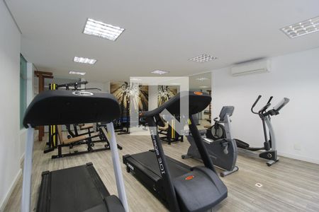 Área Comum - Academia de apartamento para alugar com 1 quarto, 37m² em Itaim Bibi, São Paulo