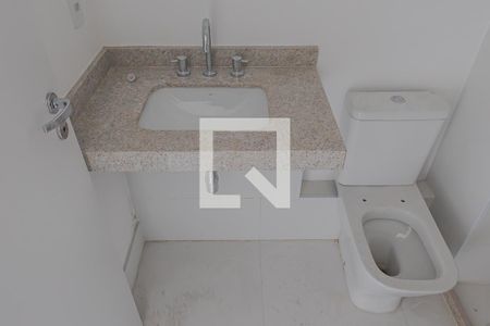 Banheiro de kitnet/studio à venda com 1 quarto, 27m² em Perdizes, São Paulo