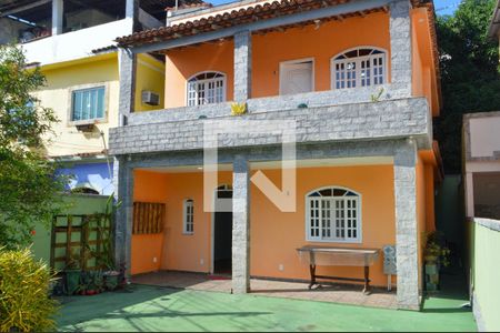 Fachada de casa de condomínio à venda com 3 quartos, 223m² em Jacarepaguá, Rio de Janeiro