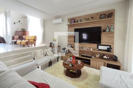 Sala de TV de casa de condomínio à venda com 4 quartos, 384m² em Swiss Park, Campinas