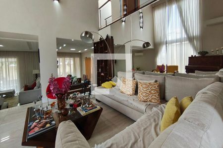 Sala de Estar de casa de condomínio à venda com 4 quartos, 384m² em Swiss Park, Campinas
