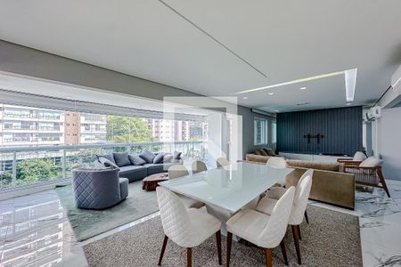 Sala de apartamento para alugar com 3 quartos, 190m² em Água Rasa, São Paulo