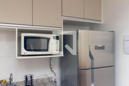 Cozinha de apartamento para alugar com 1 quarto, 36m² em Centro Histórico de São Paulo, São Paulo