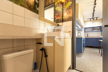 Banheiro Social de apartamento para alugar com 2 quartos, 34m² em Jurubatuba, São Paulo
