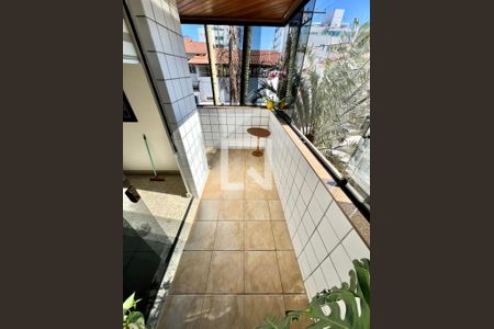 Varanda da Sala de apartamento à venda com 4 quartos, 250m² em Liberdade, Belo Horizonte