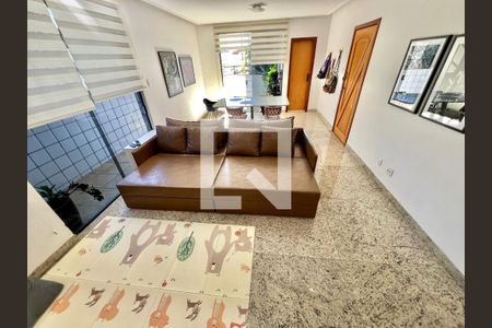 Sala de apartamento à venda com 4 quartos, 250m² em Liberdade, Belo Horizonte