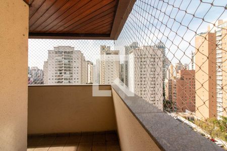 Varanda da Sala de apartamento à venda com 4 quartos, 163m² em Vila Uberabinha, São Paulo