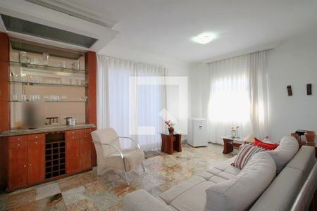 Sala de Estar de apartamento à venda com 4 quartos, 170m² em Coração Eucarístico, Belo Horizonte