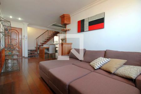 Sala de apartamento à venda com 4 quartos, 170m² em Coração Eucarístico, Belo Horizonte