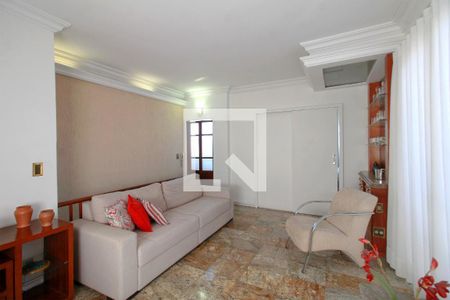 Sala de Estar de apartamento à venda com 4 quartos, 170m² em Coração Eucarístico, Belo Horizonte