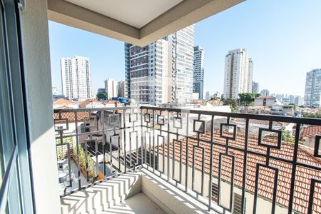 Varanda de kitnet/studio à venda com 1 quarto, 29m² em Vila Dom Pedro I, São Paulo
