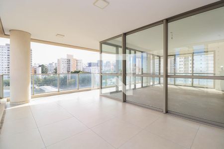 Varanda da Sala de apartamento à venda com 4 quartos, 294m² em Vila Mariana, São Paulo