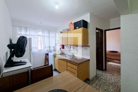 Sala/Cozinha de apartamento para alugar com 2 quartos, 50m² em Canto do Forte, Praia Grande