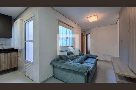 Sala de apartamento para alugar com 2 quartos, 48m² em Vila Helena, Santo André