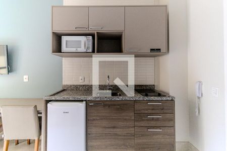 Cozinha de kitnet/studio à venda com 1 quarto, 31m² em Centro Histórico de São Paulo, São Paulo