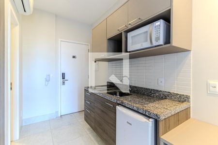 Cozinha de kitnet/studio à venda com 1 quarto, 29m² em Centro Histórico de São Paulo, São Paulo