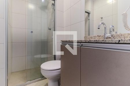 Banheiro de kitnet/studio à venda com 1 quarto, 29m² em Centro Histórico de São Paulo, São Paulo