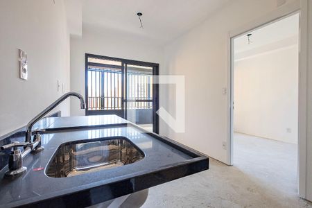 Sala/Cozinha de apartamento à venda com 1 quarto, 36m² em Jardim Paulista, São Paulo