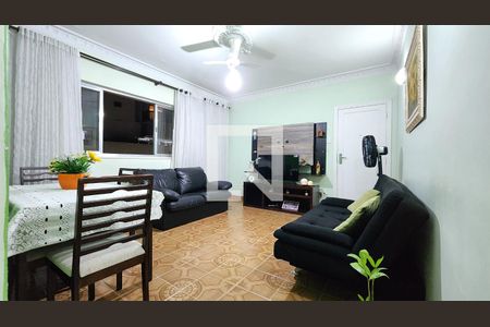 Sala de apartamento para alugar com 2 quartos, 70m² em Aparecida, Santos