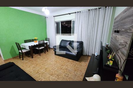 Sala de apartamento para alugar com 2 quartos, 70m² em Aparecida, Santos