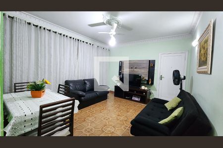 Sala de apartamento para alugar com 2 quartos, 70m² em Aparecida, Santos