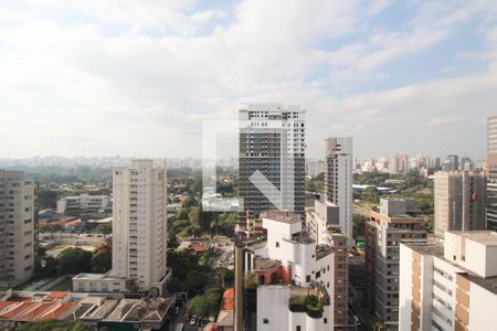 Vista da Sala de apartamento para alugar com 1 quarto, 30m² em Indianópolis, São Paulo