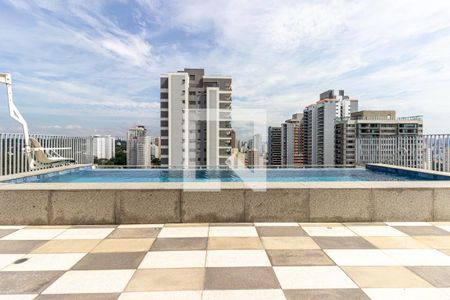 Área comum - Piscina de kitnet/studio para alugar com 1 quarto, 20m² em Jardim das Acacias, São Paulo
