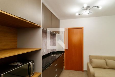 Sala/Cozinha de apartamento para alugar com 1 quarto, 27m² em Vila Mazzei, São Paulo