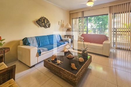 Sala de apartamento para alugar com 3 quartos, 144m² em Balneario Guarujá, Guarujá