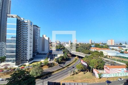 Vista da sala  de apartamento à venda com 1 quarto, 55m² em Bosque, Campinas