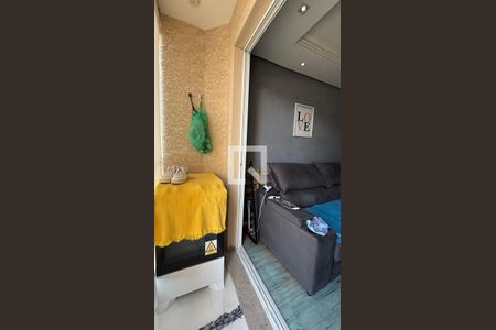 Varanda Sala de apartamento à venda com 2 quartos, 49m² em Parque Erasmo Assunção, Santo André