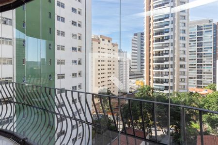 Varanda da Sala de apartamento à venda com 4 quartos, 184m² em Perdizes, São Paulo
