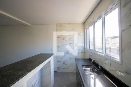 Cozinha de casa à venda com 2 quartos, 114m² em Vila Bela Vista, Santo André