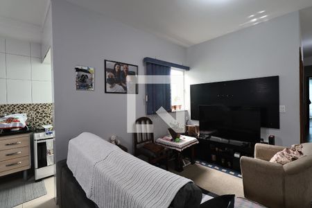 Sala de apartamento à venda com 3 quartos, 70m² em Vila Assunção, Santo André