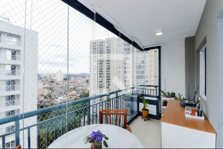 Varanda da Sala de apartamento à venda com 3 quartos, 75m² em Picanço, Guarulhos