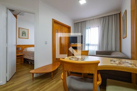 Sala/Cozinha de apartamento à venda com 1 quarto, 38m² em Jardim America, São Paulo