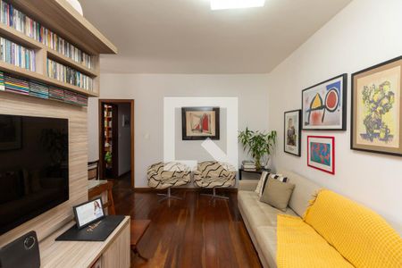 Sala de apartamento à venda com 4 quartos, 124m² em Luxemburgo, Belo Horizonte
