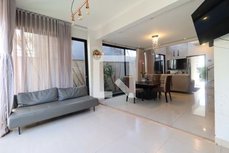 Sala de casa de condomínio para alugar com 3 quartos, 197m² em Condomínio Buona Vita Ribeirão, Ribeirão Preto