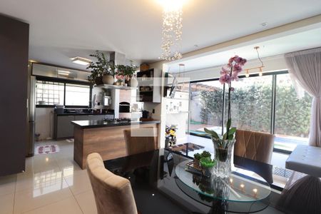 Sala de Jantar de casa de condomínio para alugar com 3 quartos, 197m² em Condomínio Buona Vita Ribeirão, Ribeirão Preto