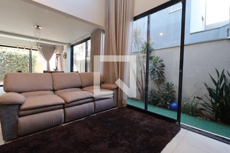 Sala de casa de condomínio para alugar com 3 quartos, 197m² em Condomínio Buona Vita Ribeirão, Ribeirão Preto