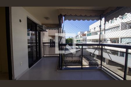 Varanda da Sala de apartamento para alugar com 3 quartos, 96m² em Recreio dos Bandeirantes, Rio de Janeiro