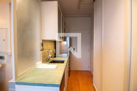 Cozinha de kitnet/studio para alugar com 1 quarto, 29m² em Campo Belo, São Paulo