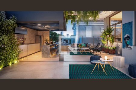 Área comum de kitnet/studio à venda com 1 quarto, 26m² em Perdizes, São Paulo