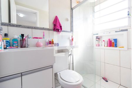 Banheiro da Suíte de apartamento à venda com 3 quartos, 62m² em Vila São Bento, Campinas