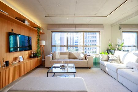 Sala de apartamento à venda com 1 quarto, 70m² em Itaim Bibi, São Paulo