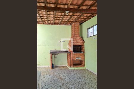 Área comum - Churrasqueira de apartamento para alugar com 1 quarto, 72m² em Cidade Ocian, Praia Grande