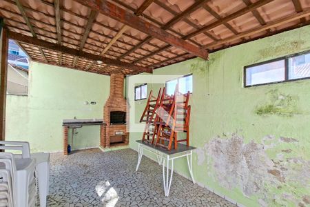 Área comum - Churrasqueira de apartamento para alugar com 1 quarto, 72m² em Cidade Ocian, Praia Grande
